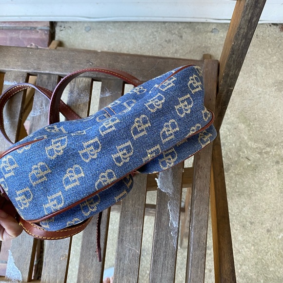 Dooney&BourkeDenim Signature Saddle Bag - Picture 8 of 14